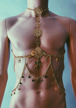 Carica l&#39;immagine nel visualizzatore di Gallery, *RTS CARTHAGE - Gold Unisex Bodychain (fits up to 34&quot; waist)
