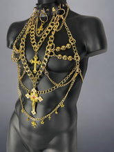 Load image into Gallery viewer, BALSHAZAAR - Chunky Gold Bodychain
