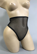 Load image into Gallery viewer, ATTITUDE PROBLEM - High Leg Fishnet Briefs
