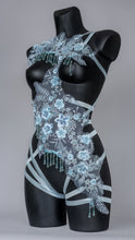 Load image into Gallery viewer, TWILIGHT KINGDOM - Icy Blue Beaded Bodycage
