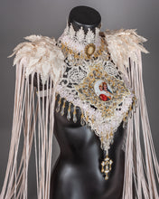 Load image into Gallery viewer, IMMACULATA - Neo Victorian Lace Collar Harness &amp; Fringed Epaulettes
