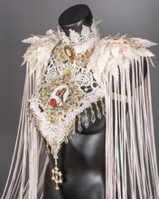 Charger l&#39;image dans la galerie, IMMACULATA - Neo Victorian Lace Collar Harness &amp; Fringed Epaulettes
