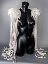 Load image into Gallery viewer, SANCTUARY - Ivory 3 Piece Fringed Lace Top Epaulettes
